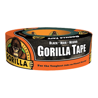 Duct Tape, 17 mils, Black, 48 mm (2") x 27.43 m (90') AG948 | Ontario Packaging