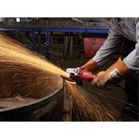 Small Lock-On Angle Grinder with Shroud Slide, 5", 12 A Ontario Packaging