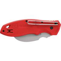 FastBack™ Hawk Bill Folding Knife, 2-1/4" Blade, Stainless Steel Blade, Plastic Handle NKB804 | Ontario Packaging
