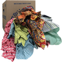 Chiffons d'essuyage, M&eacute;lange de couleurs, 10 lb Ontario Packaging