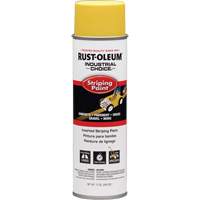 Industrial Choice<sup>®</sup> S1600 System Inverted Striping Spray Paint, Yellow, 18 oz., Aerosol Can KR689 | Ontario Packaging