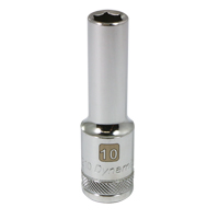 Metric Socket, 10 mm, 1/2" Drive, 6 Points, Deep Ontario Packaging