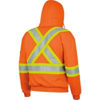 338SF Flame-Resistant Zip Style Hoodie, Men's, X-Large, High Visibility Orange, 22 cal/cm² Ontario Packaging