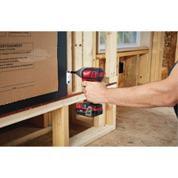 M18 Cordless Hex Impact Driver Kit, 1/4", 1500 in-lbs Max. Torque, 18 V, Lithium-Ion Ontario Packaging