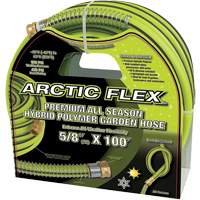 Premium Hybrid Polymer Garden Hose, PVC/Rubber, 5/8" dia. x 100' Ontario Packaging