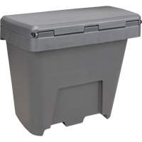Salt & Sand Storage Bins, With Hasp, 21" x 27" x 26", 4.24 cu. ft., Grey Ontario Packaging