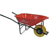 Big Wheel Contractor Wheelbarrow, 6 cu. ft., Steel Tray Ontario Packaging