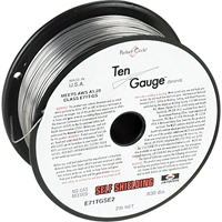 Ten Gauge™ E71TGS Flux-Cored Welding Wire, 0.045" Dia., Flux Cored Steel, 2 lbs. NP506 | Ontario Packaging