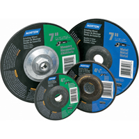 Gemini&reg; Depressed Centre Grinding Wheels, 4" x 1/4", 5/8" Arbor, Aluminum Oxide, Type 27 Ontario Packaging
