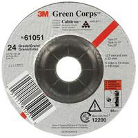 Meule flexible Green Corps, 5" x 1/4", Arbre 7/8", C&eacute;ramique, Type 1 Ontario Packaging