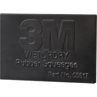 Wetordry™ Rubber Squeegee, 3", Rubber NT988 | Ontario Packaging