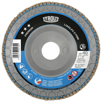Heavy-Duty C-Trim Flap Disc, 6" x 7/8", Type 29, 40 Grit, Zirconium Ontario Packaging