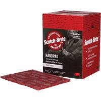 Scotch-Brite 7447 Hand Pads, Aluminum Oxide, 9" x 6", Very Fine Grit Ontario Packaging