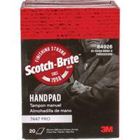 Scotch-Brite 7447 Hand Pads, Aluminum Oxide, 9" x 6", Very Fine Grit Ontario Packaging