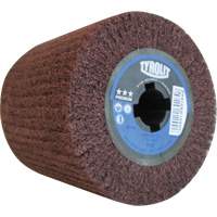 Pro-Line Surface Conditioning Drum, 4" Dia. x 4" W, 3/4" Arbor, Fine Grit, Aluminum Oxide Ontario Packaging