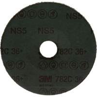 Disque en fibre 782C, Grain de c&eacute;ramique, 36+, 5" Dia x 7/8" Arbre Ontario Packaging