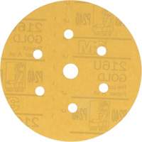 Disque de ponçage antipoussi&egrave;re Hookit, dia 6", Grain P240, Oxyde d'aluminium, Poids A Ontario Packaging