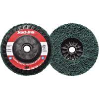 Disque extra coupe  Clean and Strip  XT Pro Scotch-Brite, 4-1/2" dia., Grain Extra grossier, Oxyde d'aluminium Ontario Packaging