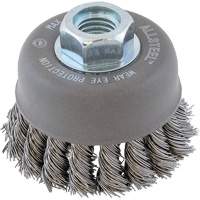 Brosse m&eacute;tallique ALLSTEEL, 3" dia. x 5/8"-11 arbre Ontario Packaging