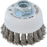 Brosse m&eacute;tallique ALLSTEEL, 3" dia. x 5/8"-11 arbre Ontario Packaging