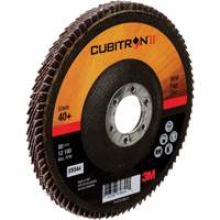 Cubitron II 969F Flap Disc, 5" x 7/8", Type 27, 40+ Grit, Ceramic Ontario Packaging