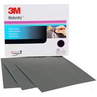 Feuille abrasive Wetordry, 9" x 11", Grain P220, Oxyde d'aluminium Ontario Packaging