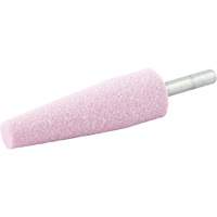 Vitrified Bond Mounted Point, A1, Aluminum Oxide, 3/4" Dia., 2-1/2" L, 80 Grit Ontario Packaging