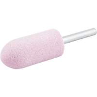Vitrified Bond Mounted Point, A11, Aluminum Oxide, 7/8" Dia., 2" L, 80 Grit Ontario Packaging