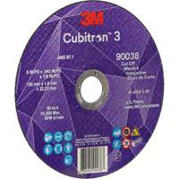 Meule &agrave; tronçonner Cubitron 3, 6" x 0,045", Type T27, C&eacute;ramique, 10 200 Tr/min Ontario Packaging