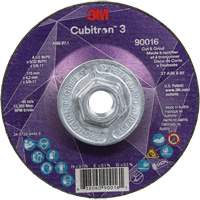 Cubitron 3 Cut & Grind Wheel, 4-1/2" x 5/32", 5/8"-11 Arbor, Type T27, 36+ Grit, Ceramic Ontario Packaging