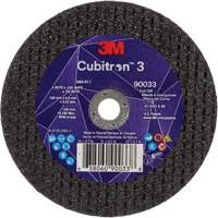 Meule &agrave; tronçonner Cubitron 3, 4" x 0,035", Arbre de 3/8", Type T1, C&eacute;ramique, 21000 Tr/min Ontario Packaging