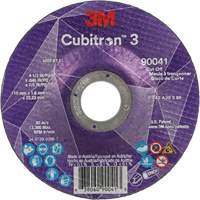 Cubitron 3 Cut-Off Wheel, 4-1/2" x 0.045", 7/8" Arbor, Type T27, Ceramic, 13300 RPM Ontario Packaging