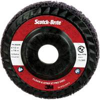 Scotch-Brite Clean and Strip XT Pro Disc XO-DC, 4-1/2" Dia., Extra Coarse Grit, Silicon Carbide Ontario Packaging
