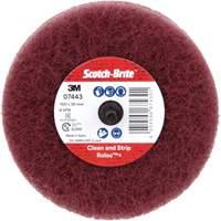 Scotch-Brite Roloc Plus General Purpose Scuffing Wheel, 4" Dia. Ontario Packaging