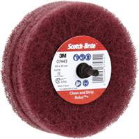 Scotch-Brite Roloc Plus General Purpose Scuffing Wheel, 4" Dia. Ontario Packaging