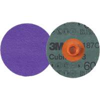 Cubitron 3 Roloc Fibre Disc, 4" Dia., 60+ Grit, Ceramic Ontario Packaging