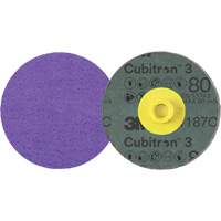 Disque en fibre Roloc Cubitron 3, 4" dia., Grain 80+, C&eacute;ramique Ontario Packaging