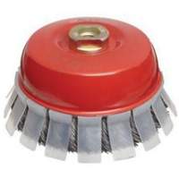 Brosse-boisseau &agrave; fils nou&eacute;s avec protecteur, 2-3/4" dia. x 5/8"-11 arbre Ontario Packaging