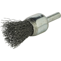 Stem Mounted Crimped Wire Brush, 1", 0.020" Fill, 1/4" Shank Ontario Packaging