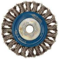Roue compl&egrave;te de c&acirc;ble de torsion, Dia. 5", Fils 0,02", Arbre 5/8"-11, Acier inoxydable Ontario Packaging