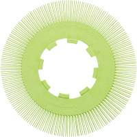 Brosse radiale en soies de pr&eacute;cision type S PN-RB sans adaptateur Scotch-Brite, C&eacute;ramique, Grain 50+, 8" dia. Ontario Packaging