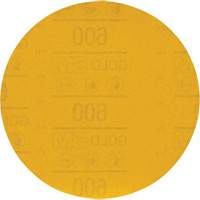 Hookit Gold Abrasive Disc 09260, 6" Dia., 600 Grit, Aluminum Oxide, C-Weight Ontario Packaging