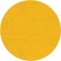 Hookit Gold Abrasive Disc, 09213, 3" Dia., 180 Grit, Aluminum Oxide, C-Weight Ontario Packaging