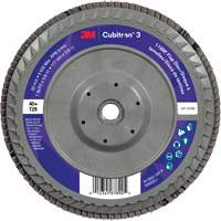 Cubitron 3 Conical  Flap Disc with Quick Change 1169F, 7" x 5/8"-11, Type T29, 40+ Grit, Ceramic Ontario Packaging