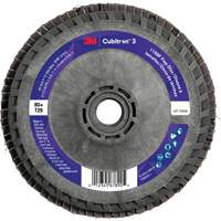 Cubitron 3 Conical  Flap Disc with Quick Change 1169F, 4-1/2" x 5/8"-11, Type T29, 80+ Grit, Ceramic Ontario Packaging