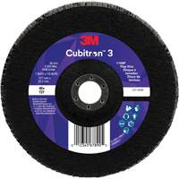 Cubitron 3 Flat Flap Disc 1169F, 7" x 7/8", Type T27, 40+ Grit, Ceramic Ontario Packaging