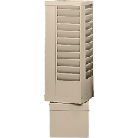 Literature Storage Racks, Rotating, 44 Slots, Steel, 14-1/8" W x 14-1/8" D x 48-1/2" H Ontario Packaging