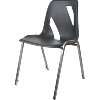 Stacking Chair, Vinyl, 31" High, 275 lbs. Capacity, Black OA275 | Ontario Packaging