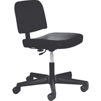 Steno Chairs, Vinyl, Black, 250 lbs. Capacity OA276 | Ontario Packaging