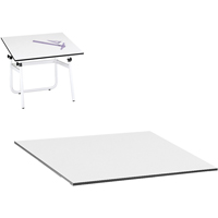 Table Top for Vista Adjustable Drawing Table, 48" W x 3/4" H, White OA910 | Ontario Packaging